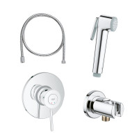 Готовый комплект для гигиенического душа GROHE BauClassic со встраиваемым смесителем хром 129186