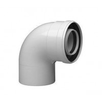 Коаксиальный отвод Baxi полипропиленовый 87° 60/100 мм KMT71405971