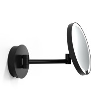 Зеркало косметическое Decor Walther Just Look WR 21.5 см подвесное LED 5x черный 0125860