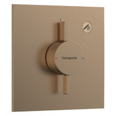 Смеситель для 1 потребителя hansgrohe DuoTurn E внешняя часть шлифованная бронза 75617140