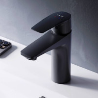 Смеситель для раковины AM.PM Gem черный матовый F90A02122