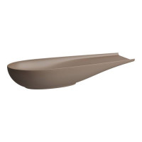 Раковина-чаша Laufen Alessi One 100х38х17 см без отверстия LCC кофейный матовый 8.1897.4.188.112.1