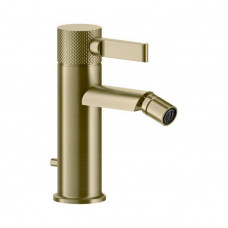 Смеситель для биде Gessi Inciso на 1 отверстие с донным клапаном brushed brass pvd 58007#727 Смеситель для биде Gessi Inciso на 1 отверстие с донным клапаном brushed brass pvd 58007#727