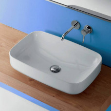 Раковина накладная Kerasan Tribeca 60х38 см без отверстия белый 514101