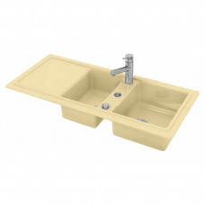 Кухонная мойка Duravit Cassia 116х51 см встраиваемая бежевая 7513111900 Кухонная мойка Duravit Cassia 116х51 см встраиваемая бежевая 7513111900