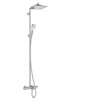 Душевая система Hansgrohe Crometta E 240 1jet Showerpipe с термостатом для ванны хром 27298000