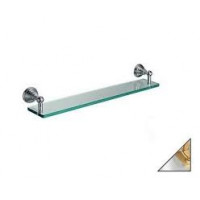 Полка хрустальная Tiffany World Canova CA 113.39 60 см хром/золото CA11339
