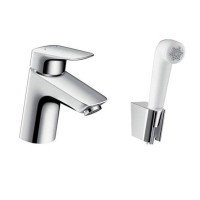Смеситель для раковины Hansgrohe Logis с гигиеническим душем 71290000