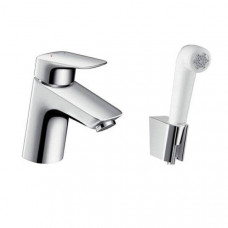 Смеситель для раковины Hansgrohe Logis с гигиеническим душем 71290000