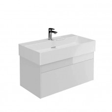 Тумба подвесная Kerama Marazzi Logica 86.8x46x40.3 см 2 ящика белоснежный LOG.90.2\WHT