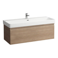 Тумба с раковиной Laufen Pro S 116x45x39.5 см подвесная 1 ящик светлый дуб 8.1496.5.000.104.1/4.8356.2.096.479.1