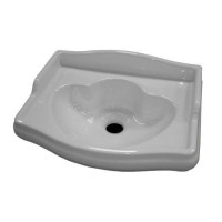 Раковина Kerasan Retro 41х32 см без отверстий белая 103301