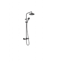 Душевой гарнитур Hansgrohe Vernis Blend Vario со штангой 90 см черный матовый 26276670