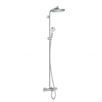 Душевая система Hansgrohe Crometta S 240 Showerpipe с термостатом для ванны хром 27320000