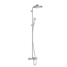 Душевая система Hansgrohe Crometta S 240 Showerpipe с термостатом для ванны хром 27320000