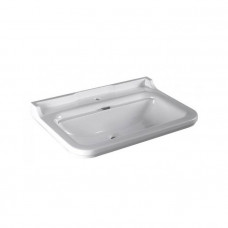 Раковина Kerasan Waldorf 80х55 см 1 отверстие керамическая белый/хром 4141K1bi/cr*1 Раковина Kerasan Waldorf 80х55 см 1 отверстие керамическая белый/хром 4141K1bi/cr*1