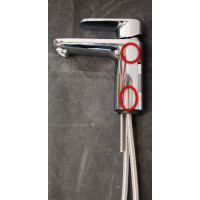 Смеситель для раковины Hansgrohe Vernis Blend 70 со сливным гарнитуром 71559000