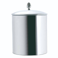 Ведро с крышкой Tiffany World SSS6501 напольное 22x29 см хром TWSSS6501CR