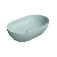 Раковина накладная GSI 60x37 см Ghiaccio matt 883415