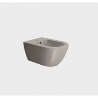 Биде подвесное GSI Pura 550х360 мм с отверстием под смеситель Tortora Matte 8865FR2105