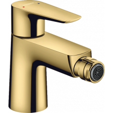 Смеситель для биде Hansgrohe Talis E со сливным гарнитуром полированное золото 71720990