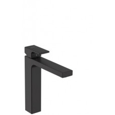 Смеситель для раковины hansgrohe Vernis Shape 190 однорычажный без сливного гарнитура матовый черный 71591670