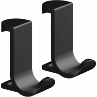 Крючок широкий hansgrohe WallStoris 2 шт матовый черный 27914670