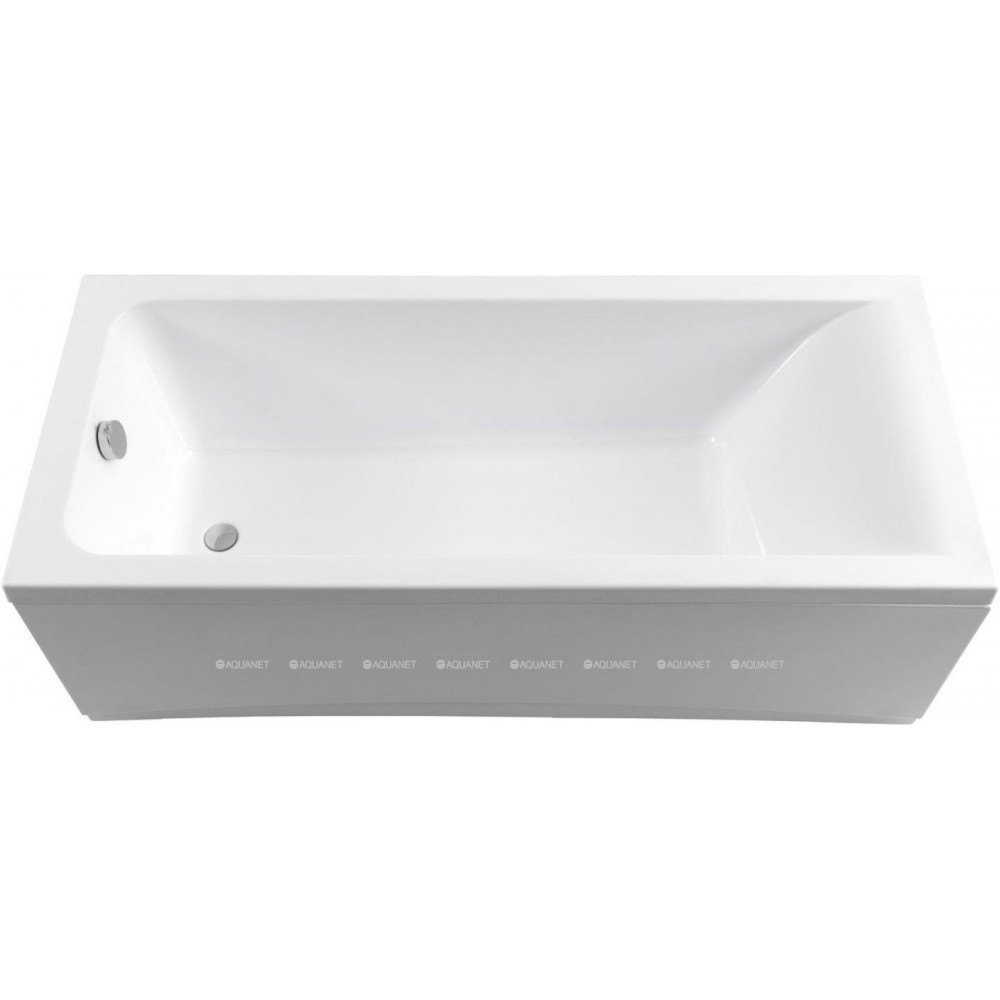 Ванна акриловая Aquanet Bright 180x75 см с каркасом и сливом-переливом 00347766