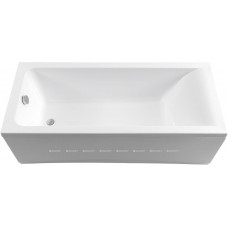 Ванна акриловая Aquanet Bright 180x75 см с каркасом и сливом-переливом 00347766