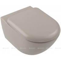 Унитаз подвесной Villeroy & Boch Antao 370x560 мм CeramicPlus цвет Almond 4674T0AM