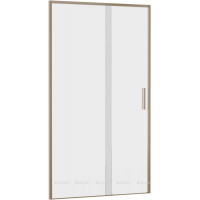 Душевая дверь в нишу Aquanet Pleasure Evo 1100 мм золотой никель Easy Clean AE65-N110-GBT