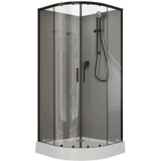 Душевая кабина Aquanet Passion EVO R 90 900x900 мм 1/4 круга BLACK Набор 2 00267257 Душевая кабина Aquanet Passion EVO R 90 900x900 мм 1/4 круга BLACK Набор 2 00267257