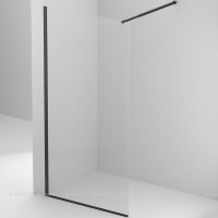 Душевая перегородка BelBagno Kraft 700x1950 мм черный матовый KRAFT-L-1-70-C-NERO