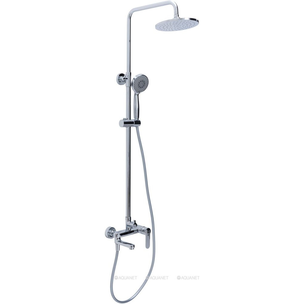 Душевая колонна Aquanet Passion R3 с верхним душем 200 мм и смесителем с изливом 00212273