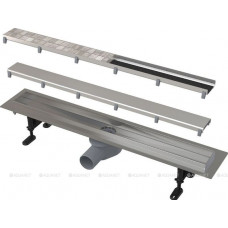Водоотводящий желоб AlcaPlast APZ13-DOUBLE9-550 Fit&Go с решеткой 550 мм APZ13-DOUBLE9-550