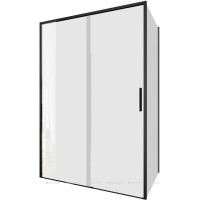 Душевое ограждение Aquanet Pleasure Evo 1300х900 мм черный анод AE65-130x90-BT