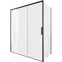 Душевое ограждение Aquanet Pleasure Evo 1600х800 мм черный анод AE65-160x80-BT