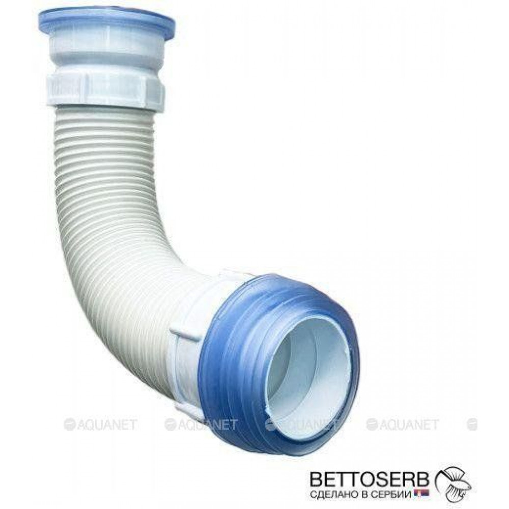 Гофра для унитаза Bettoserb d80-110 мм белая 140501