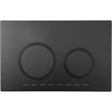 Кнопка смыва Aquanet AQ-PRO-02MB двойная черный матовый 00346767
