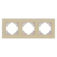 Рамка на 3 поста Kollinger Eleganz Acryl EA3GD