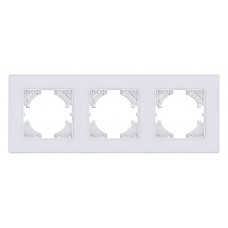 Рамка на 3 поста Kollinger Eleganz Acryl EA3WH