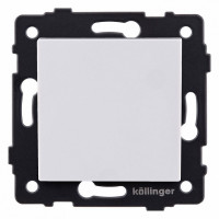 Выключатель одноклавишный без рамки Kollinger  REA-S-005WH