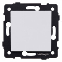 Выключатель одноклавишный без рамки Kollinger  REA-S-005WM