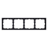 Рамка на 4 поста Kollinger Eclipse EC4BK