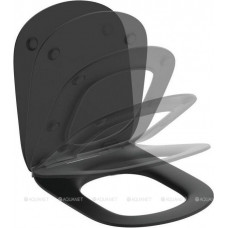 Сиденье для унитаза Ideal Standard Tesi тонкое с микролифтом чёрный матовый T3527V3 Сиденье для унитаза Ideal Standard Tesi тонкое с микролифтом чёрный матовый T3527V3