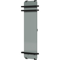 Полотенцесушитель Allen Brau INFINITY 1400х440 мм зеркало с рейлингом 2.0 и креплением черный браш 00325660