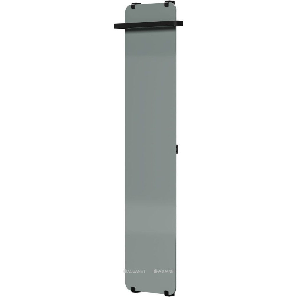 Полотенцесушитель Allen Brau INFINITY 1800х440 мм зеркало с рейлингом 2.0 и креплением черный браш 00325662