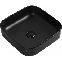 Раковина накладная Aquanet CITY-1-MB 385х385х140 мм черный матовый 00245837