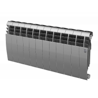 Радиатор биметаллический Royal Thermo BiLiner 350 Silver Satin 12 секций боковое подключение НС-1197127