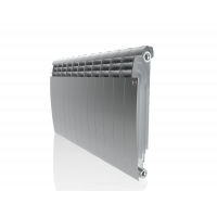 Радиатор биметаллический Royal Thermo BiLiner 500 Silver Satin боковое подключение 12 секций НС-1176316